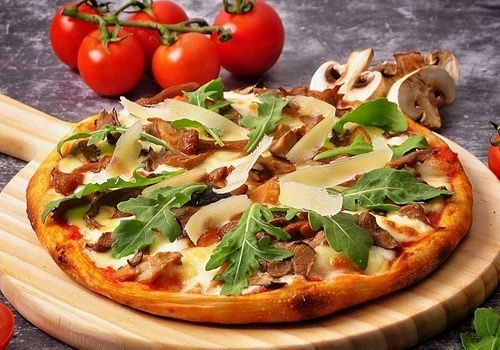 Vegetarian Wild Mushroom Pizza